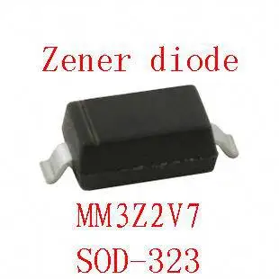 0805 smd zener diyot sod - 323 MM3Z2V7 100 adet