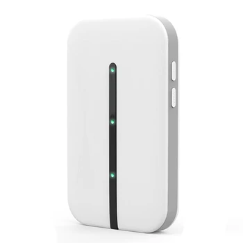 1 Parça Mifi 4G WİFİ yönlendirici Beyaz Plastik 150 Mbps Mifi Modem Araba Cep Wifi Kablosuz Hotspot İle Sim Kart Yuvası Cep Wifi