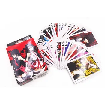 10 kutu / grup Anime Akame ga Öldürmek Poker Kartları Cosplay Tatsumi Maden Kurulu Oyun Kartları Kutusu oyun kartları Masaüstü oyun kartı