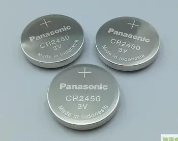 15 adet / grup Yeni Orijinal Pil İçin Panasonic CR2450 CR 2450 3V Lityum Sikke İzle Anahtar Fobs Piller LEXUS Araba Denetleyici