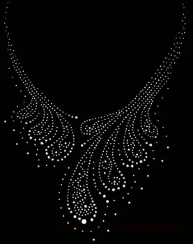 2 adet/grup kolye sıcak düzeltme kristal düzeltme yapay elmas demir on motif transferler tasarım dans elbise gömlek