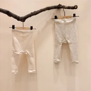 2021 İlkbahar Sonbahar Toddler güz giyimi Bebek Giysileri Yeni Doğan Butik Çocuk Giyim Yenidoğan 0-24M Pantolon Rahat Elastik Bel