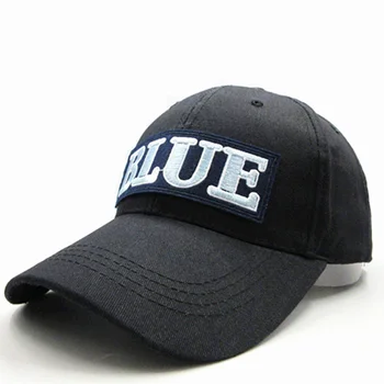 2021 Mavi Mektup Nakış pamuklu beyzbol şapkası hip-hop şapka Ayarlanabilir Snapback Şapka Erkekler ve Kadınlar için 44