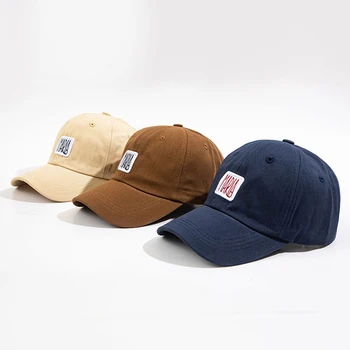 2021 Yeni Unisex Mektup beyzbol şapkası Baba Şapka Sunbonnet Severler Şapkalar İlkbahar Yaz Siperliği Kadın Erkek Moda Açık Spor güneş şapkası