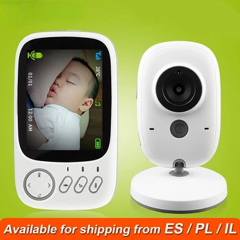 3.2 inç Kablosuz Video Renkli bebek izleme monitörü Gece Lambası taşınabilir Bebek Dadı Güvenlik Kamera IR LED Gece Görüş ınterkom