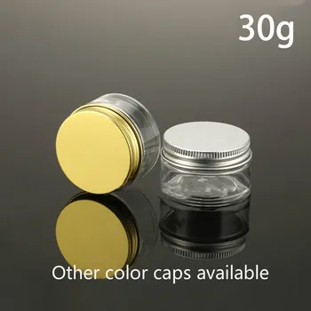 30g Plastik Şişe Boş Cilt Bakım Kremi Vücut Losyonu Kavanoz Kozmetik Jel Krem Çay Paketleme Kapları Ücretsiz Kargo
