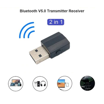 5.0 Bluetooth Uyumlu verici alıcı Mini 3.5 Mm Aux Stereo Kablosuz Müzik Adaptörü İçin Araba Radyo TV Kulaklık