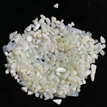 5-7mm 200g Yüksek Kaliteli Beyaz Opal Şifa Kristal Çakıl Kuvars Mineral Güzel Balık Tankı Saksı Bahçe Ev Süsleme