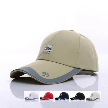 6 Renk Pamuk Erkekler Snapback Ayarlanabilir Beyzbol Kapaklar Açık Spor Golf yuvarlak şapka Erkek Rahat Casquette 95 Visor Sunhat GH-25