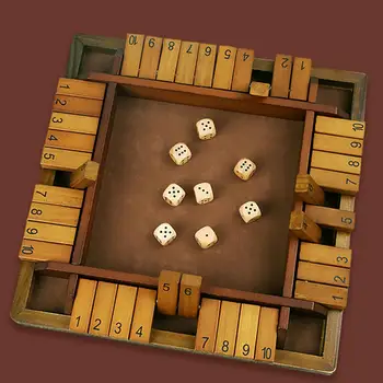 Ahşap Kapalı Kutu oyunu Matematik Oyunu Masa Üstü Sürüm Oyunları, Pub için Masa Oyunu