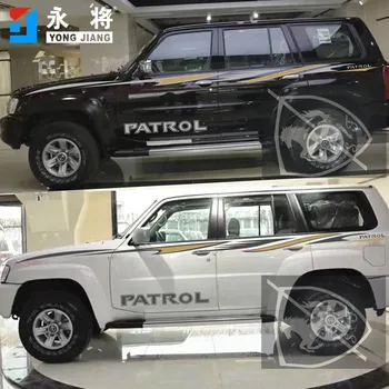 Araba sticker Nissan Patrol İÇİN Y61 4500 4800 Vücut dış dekorasyon şık özel çıkartma filmi