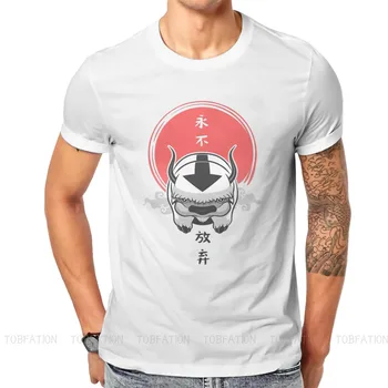 Avatar Son Hava Bükücü Anime Appa Tshirt Klasik Punk erkek Giysileri Üstleri Gevşek Pamuk Crewneck T Shirt