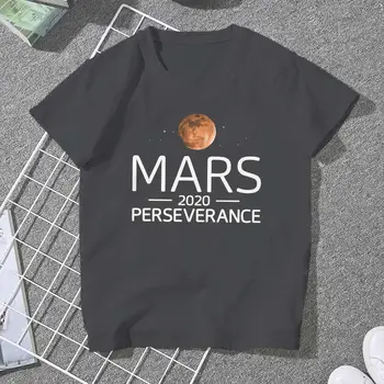 Azim Rover Kadın Tişörtleri Mars 2020 Uzay Kaşifleri Grunge Vintage Erkek Giyim Büyük Boy Pamuk Grafik Streetwear