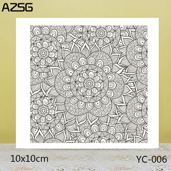 AZSG Garland Temizle Pullar / Mühürler DIY Scrapbooking / Kart Yapımı / Albümü Dekoratif Silikon Damga El Sanatları