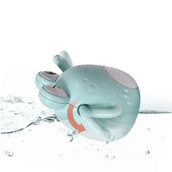 Bebek Banyo Oyuncak Sevimli Karikatür Clockwork Kurbağa Yüzme Havuzu su oyuncakları Dayanıklı Duş Oyuncak Erkek Kız için Çocuklar için Büyük Hediye