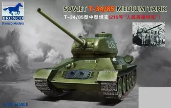 Bronco MB32001 1/32 SOVYET T-34/85 ORTA TANK İNSANLAR KAHRAMAN tankları 2019 Ocak