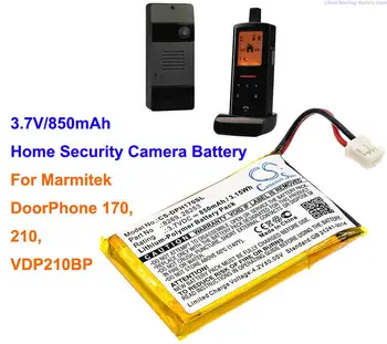 Cameron Çin 850mAh ev güvenlik kamerası Pil 8269, 28253 Marmitek Diyafon 170, 210, VDP210BP