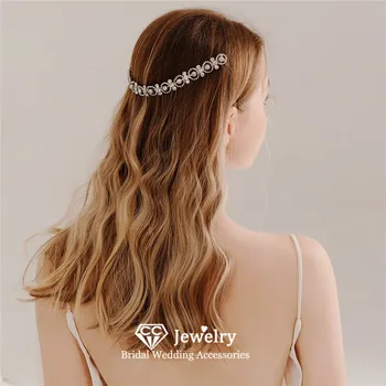 CC Combs Kadınlar için Düğün Saç aksesuarları Gelin Başlığı Nişan Takı Shining Kristal Tarak Balo Elbise Parti Hediye hx520