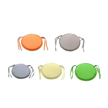 Düz Renk Yuvarlak Sandalye koltuk minderi Ped Kapalı Yemek Bahçe Ev Ofis Mutfak kaymaz koltuk minderi Dört Bağları