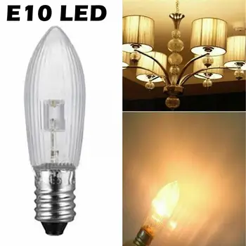 E10 LED ampuller ışık yedek lamba ampuller hafif zincirler için 10V-55V AC banyo mutfak ev lambaları ampul dekorasyon ışıkları R3D8
