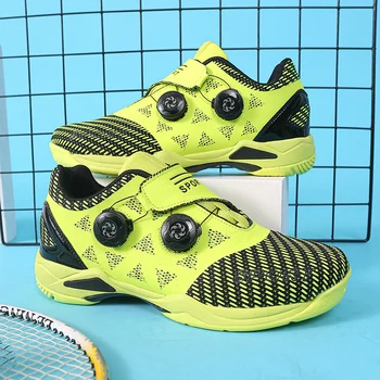 Erkek Kadın Badminton Ayakkabı Nefes Badminton Sneakers Hafif Voleybol Sneakers Boyutu 46 47 Tenis Ayakkabıları Bayanlar
