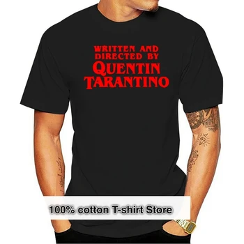 Erkekler T Shirt Baskılı %100 % Pamuk Kısa Kollu T-shirt Erkek Yazılı Ve Yönetmen Tarafından Quentin Tarantino Takım Elbise Üstleri