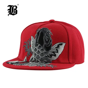 [FLB] Marka Yüksek Kaliteli Snapback Kap Nakış Düz Ağız beyzbol şapkası Pamuk Gençlik hip hop şapka Ve Erkekler Kadınlar Için Şapka F137
