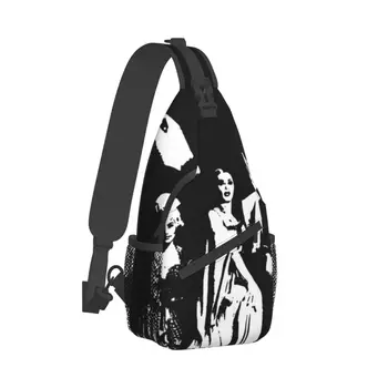 Frankenstein Munster Aile Göğüs Çanta Erkekler Roman Spor omuzdan askili çanta Vintage Özel Küçük Çanta Okul Streetwear askılı çanta