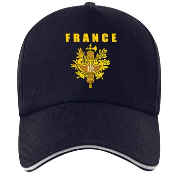 Fransız beyzbol şapkası DIY Ücretsiz Özel Rahat Kap Baskı Fransız Ulusal Bayrak İşareti Fotoğraf güneş şapkası şoför şapkası Hip Hop Şapka