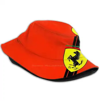 Fı Logo Katlanabilir Panama Kova Şapka Kap Araba Tifosi Vettel Leclerc Kimi Raik Mattia Binotto Leclerc 2020 2020 Leclerc Scuderia