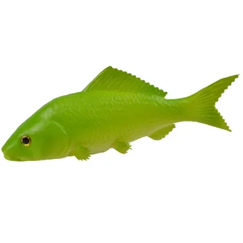 Gresorth 9.2 inç Sahte Yeşil Sazan Yapay Balık Dekorasyon Oyuncak Modeli Parti Ev Partisi Noel Ekran