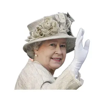 Hatırlıyorum Kraliçe Elizabeth Iı su Geçirmez vinil yapışkan / tampon Araç Sticker Araba Aksesuarları Y5t4