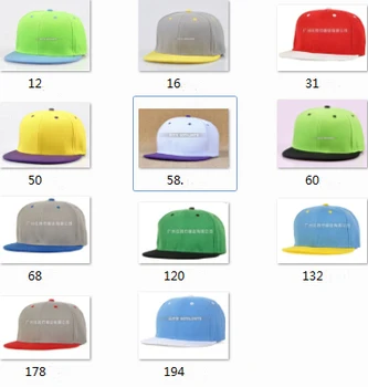 Hip Hop Kemik Sıcak Satış Bboy Tarzı Unisex Beyzbol Şapkası Boş Düz Snapback Ayarlanabilir Şapkalar Mix Renkler Toptan gorra snap geri