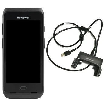 Honeywell Yunus CT40 CT40-L0N Android Barkod Tarayıcı El Mobil Bilgisayar Barkod Okuyucu ile Pil ve Şarj Klip