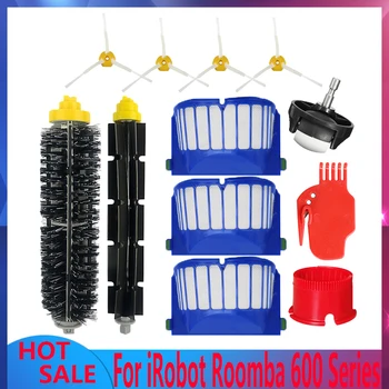 ıRobot Roomba 600 Serisi için 610 620 625 630 650 660 Elektrikli Süpürge Ana Fırça Filtresi Tekerlek Aracı Fırça Yedek parça Değiştirme