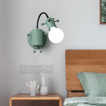 Iskandinav Zürafa Metal Duvar yatak odası için lamba Başucu aydınlatma armatürleri Modern Duvar Aplik Çocuk Odası Yatak Odası Kapalı led duvar Lambaları