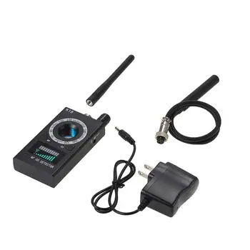 K18 Çok fonksiyonlu Anti dedektör kamerası GSM Ses Hata Bulucu GPS Sinyal Lens RF İzci Algılama Kablosuz Ürünler 1MHz-6.5 GHz r60