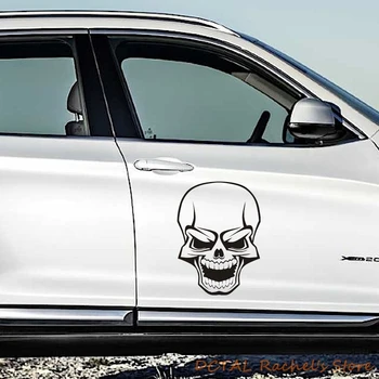 Kafatası Araba Sticker İblis Çıkartması Yakıt depo kapağı Kapı Pencere Gövde Motosiklet Kask Volkswagen VW Golf Polo SUV dekor