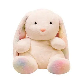 Karikatür Tavşan peluş oyuncaklar ile Huggable Peluş Tavşan Bebek Doğum Günü Anne için