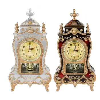 Klasik Vintage Masa alarmlı saatler Royalty Retro Saatler Oturmak Sarkaç Oturma Odası TV Dolabı Masası Yaratıcı Mobilya Ev Dekor