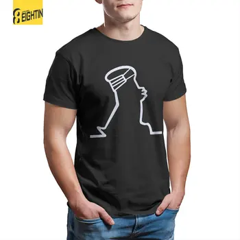 La Linea Karikatür T-Shirt Erkekler Çılgın Pamuk Tee Gömlek Yuvarlak Boyun Kısa Kollu T Gömlek Artı Boyutu Giyim