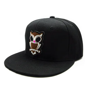 LDSLYJR Baykuş hayvan nakış pamuklu beyzbol şapkası hip-hop şapka Ayarlanabilir Snapback Şapka erkekler ve kadınlar için 163