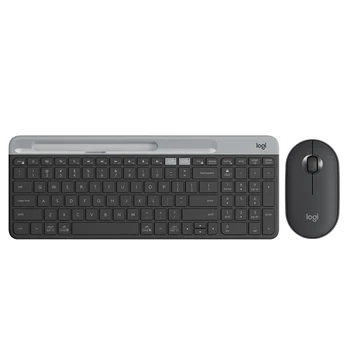Logitech K580 2.4 G orijinal çoklu cihaz çift modlu taşınabilir kablosuz bluetooth klavye pc bilgisayar tablet telefon
