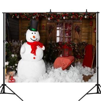 Lyavshi Noel arka plan kardan adam Ahşap pencere battaniye iç meyve fotoğraf arka planında photocall fotoğraf arka plan