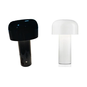 Mantar Masa Lambası Taşınabilir USB Şarj Dokunmatik Masa Lambası Basit Masaüstü Dekorasyon Yatak Odası Gece Lambası