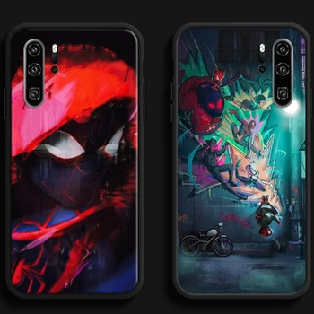 Marvel Örümcek Adam Telefon Kılıfları İçin Huawei Onur Y6 Y7 2019 Y9 2018 Y9 Başbakan 2019 Y9 2019 Y9A Coque Yumuşak TPU Funda