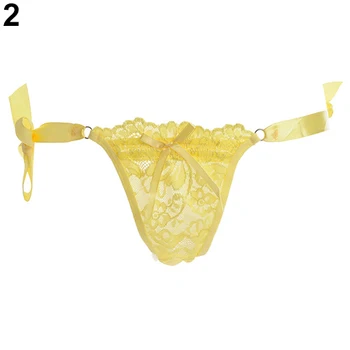 Moda kadın Seksi Dantel Thongs G-string V-string Külot Knickers iç çamaşırı iç çamaşırı 9YCS