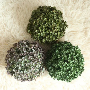 Moda Yapay Bitki Top Ağacı 5 Renkler Yeşil Bitki Topu Şimşir Düğün Olay Ev Dış Dekorasyon