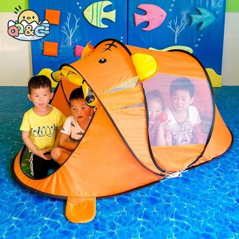 Oyuncak Çadır Katlanır çocuk çocuk çadırı Hayvan Oyun Evi Oyun Taşınabilir Açık Odası Prenses Kale Oyuncaklar Kız Çocuklar için