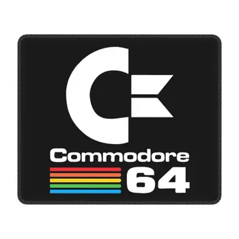 Retro Commodore 64 Mouse Pad Kaymaz Kauçuk Mousepad Dayanıklı Dikişli Kenarları masaüstü bilgisayar C64 Amiga Bilgisayar Fare Mat
